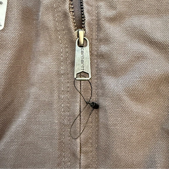 Carhartt Womens Washed Duck Sherpa Lined Jacket, Small, Grey model # 104292-032 - Picture 7 of 12